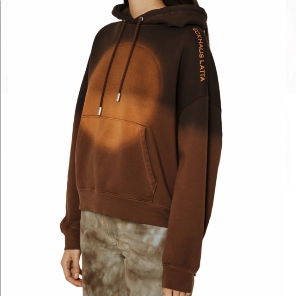 ECKHAUS LATTA  Aura Cotton Terry Hoodie Size XS 🧸 BRAND NEW 🏷